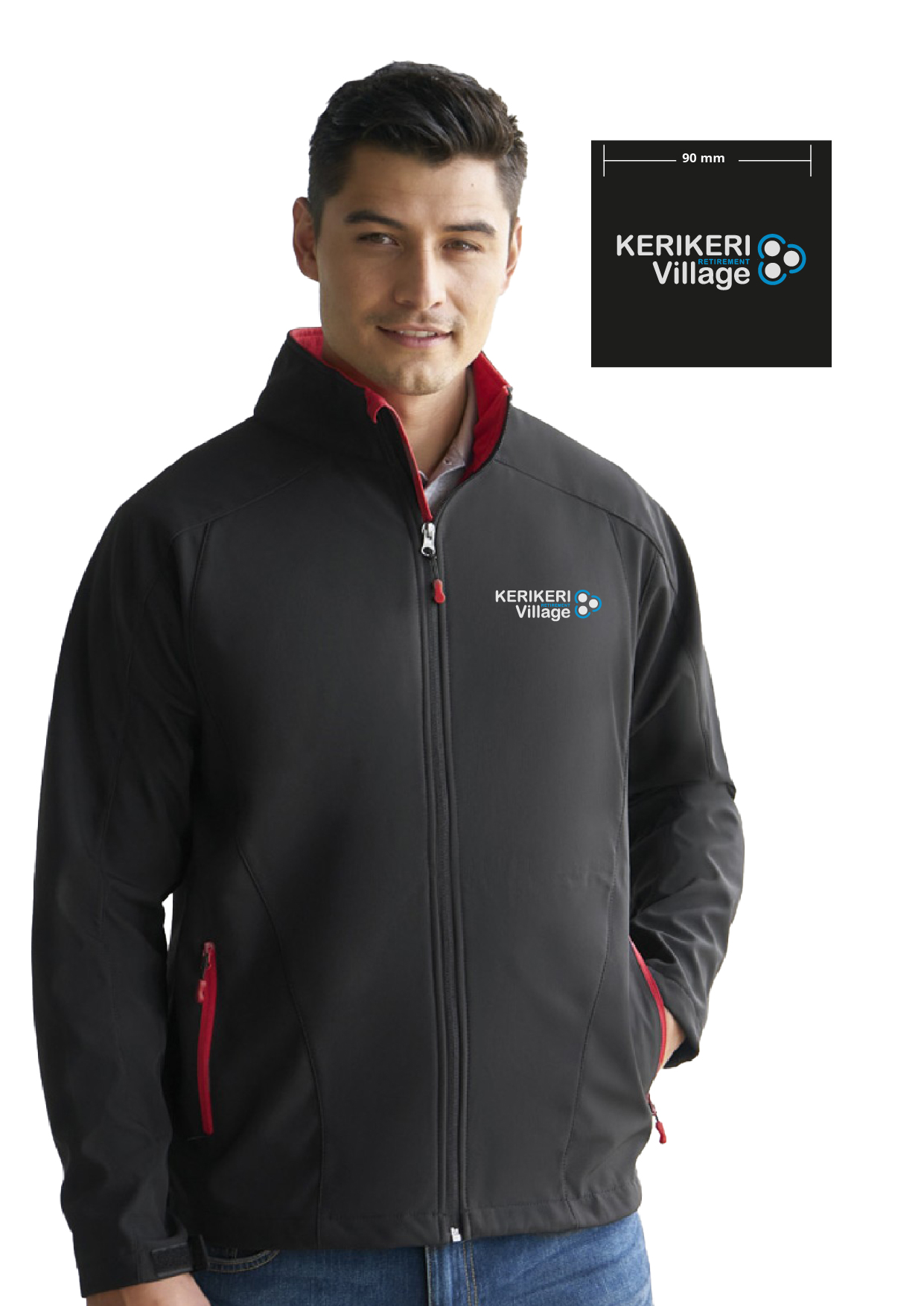 J307M - Men's Geneva Soft Shell Jacket with Custom Logo